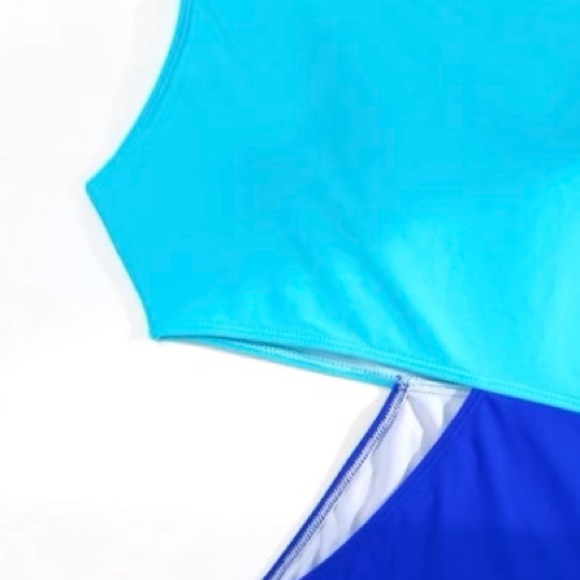 SweatyRocks Women's Bathing Suits One Shoulder Cutout One Piece Swimsuit Size L - Picture 9 of 9